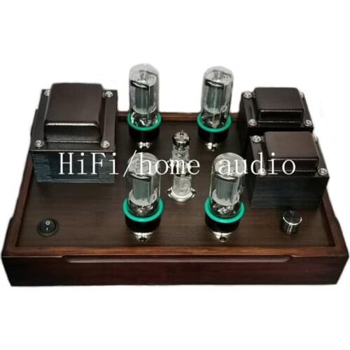 6n3c 6L6 push-pull tube power amplifier, purely manual scaffolding fever class A audio. Two-channel 2X18 watt output
