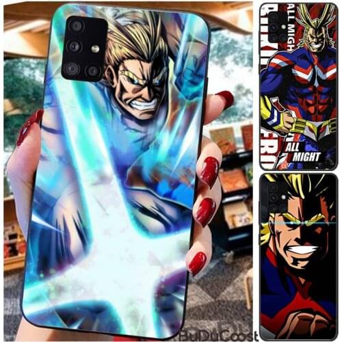 Reall My Hero Academia ALL MIGHT Phone Case For For Samsung Galaxy A10 A20 A30 A40 A50 70 A10S 20S A2 Core C8 A30S A50S A31