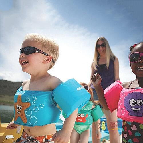 25 Styles Fashion Children Arm Rings Cute Cartoon Safety Life Vest Summer Pool Float Toys for 2-7Y Kids Boys Girls Dropshipping