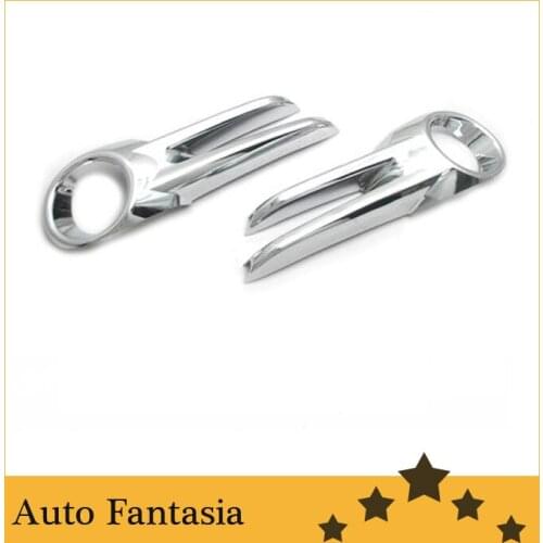 Chrome Front Fog Light Cover for Nissan Versa Hatchback 12-13