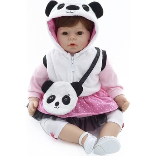 New 20" Doll Reborn Babies Dolls Baby Toys Reborn Babies Silicone Lifelike Baby Dolls Kids Growth Partners Birth Reborn