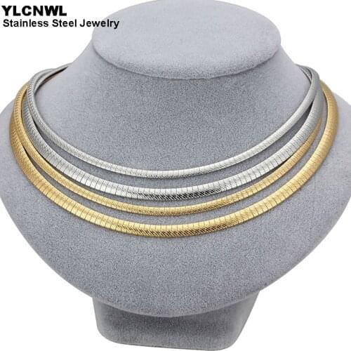 Fashion Stainless Steel Necklaces For Women Ladies Gold Color Choker Star Design Chain Jewelry Best Friend Anniversary Gift