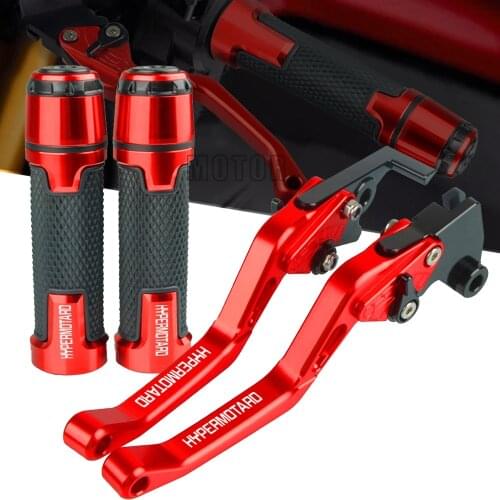Motorcycle CNC Brake Clutch Lever Handlebar knobs Handle Hand Grips FOR DUCATI HYPERMOTARD 1100/S/EVOSP 2007-2012 2011 2010 2009