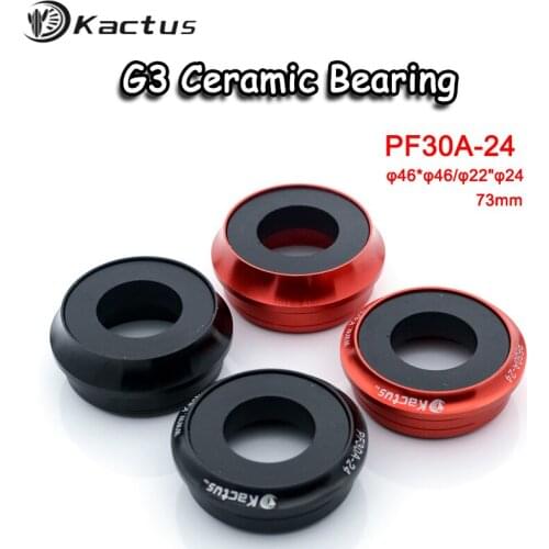 Bottom Bracket on the Lock Shaft Spare PF30A Parts for Bicycle to 24mm Suitable for Shimano SRAM GXP road and Mountain Cranksets
