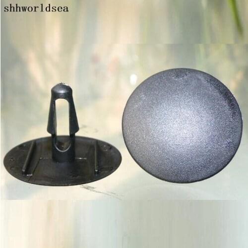 Shhworldsea 100pcs Nylon Black Retaining Clip Fits Into 6mm Hole For Toyota 90467 09008