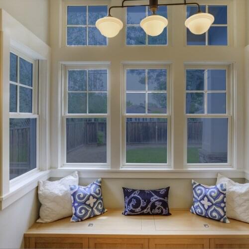 Blue frosted heat insulation office living room bedroom bathroom fashion glass window decoration waterproof electrostatic film