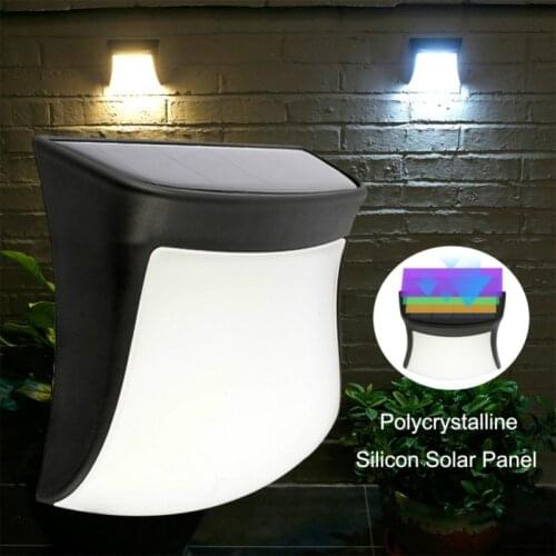 Solar LED Light BULB Waterproof Solar Lamp Smile Face Light Sensor Smart for Path Outdoor LED Fence Wall Garden Solar Light Lamp