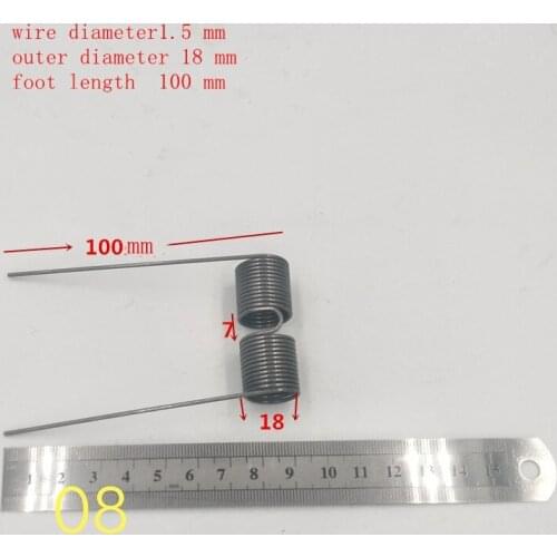 1 pair Beat net spring cage torsion spring left right torsion spring wire diameter 2.0-3.5mm