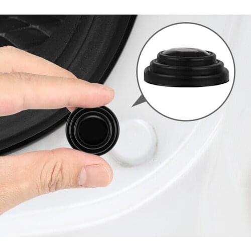 2/4pcs Silicone Car Door Shock Stickers Absorber Shock Pad For KIA sportage ceed sorento Accessories