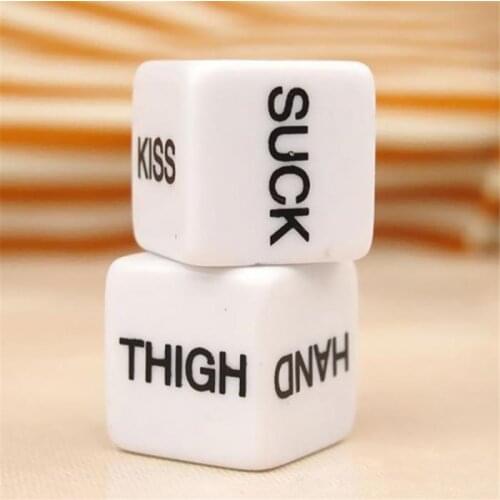 2pcs 6 sides Funny Sex Dice, sex pose luminous dice Romance Position Love Adult Games Sex Toys Erotic Craps Pipe For Couples