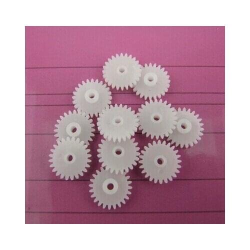 242A spindle single gear 0.5 module, 24 teeth, inner diameter 2MM motor models DIY model toy car motor gear parts
