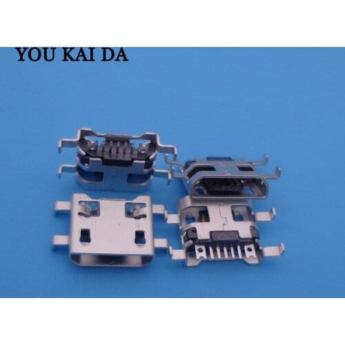 300pcs Mini Micro USB Jack connector Charging port Socket for Teclast X89 X80HD X16HD P79HD P89S mini P90 X98 air Tablet PC