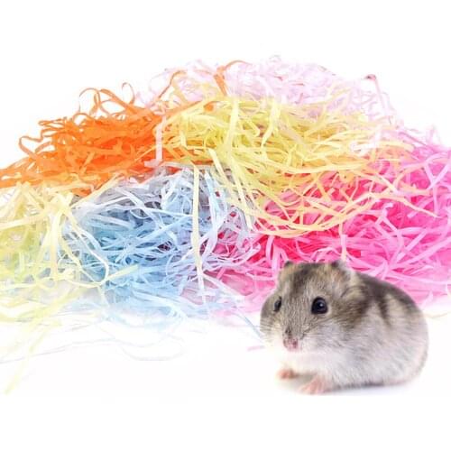 6 Packs Paper Shred Multipurpose Assorted Gift Basket Filler For Small Animals DIY Small Pet Nest Accessories
