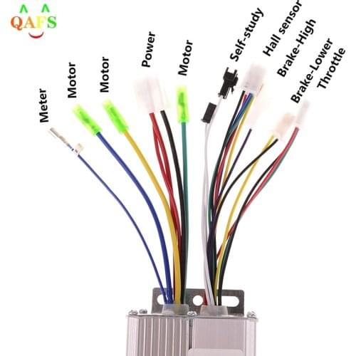 Electric Bicycle Accessories 36V/48V Electric Bike 350W Brushless DC Motor Controller For Electric Bicycle E-bike Scooter