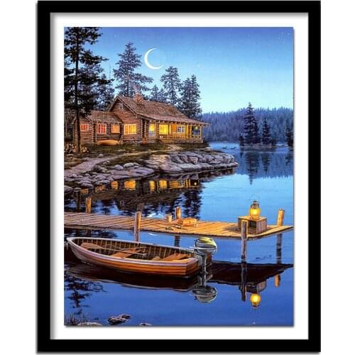 Diamond "Landscape"Picture of Rhinestones,Diamond Painting Full Square Crystal Embroidery Sale Cross Stitch