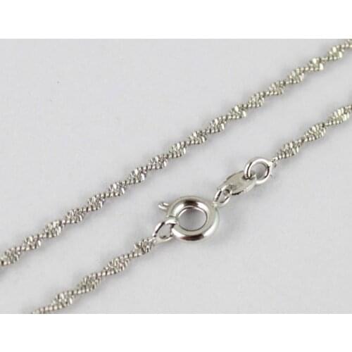 FREE SHIPPING 36PCS 2MM WGP Twist Rope Chain Necklace 17.3" #20425