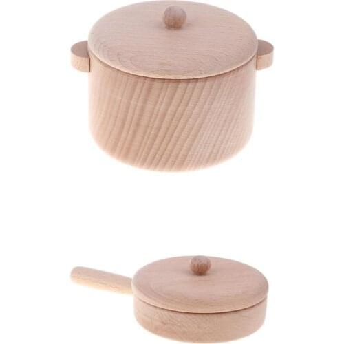 Kid Pretend Play Kitchen Cooking Utensils Cookware Early Development Toy, Saucepan + Pan