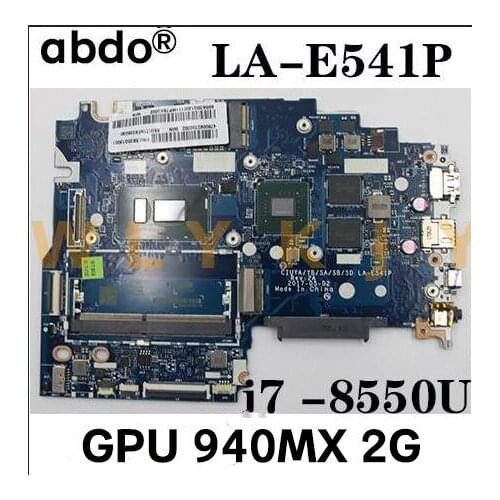 For Lenovo 320S-14IKB 520S-14IKB laptop motherboard LA-E541P CPU i7-8550U GPU 940MX 2GB tested 100% work