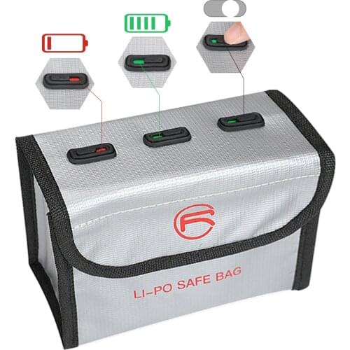 Optional DJI FPV Drone Battery Protective Storage Bag Explosion-Proof Waterproof Battery LiPo Safe Pouch for DJI FPV Accessories