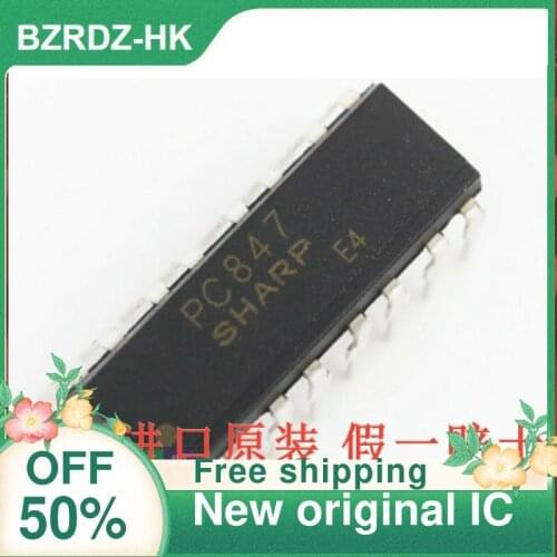 2-5PCS PC847 SOP16 DIP16 Optocoupler New original IC Photoelectric coupling