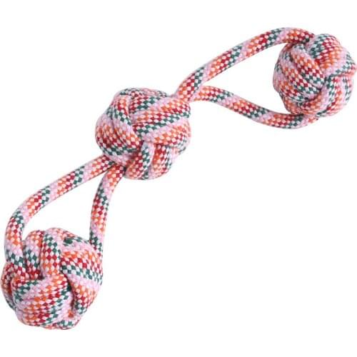 Dog Toy Pet Ball Modeling Bend Hitche Cat Molar Relieving Stuffy Cotton Rope Chew Tooth Clean Supplie Fidget Accessorie Juguete