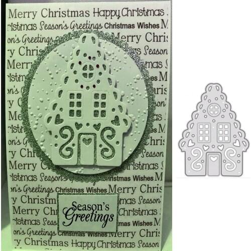 Heart House Cutting Die Metal Stencil DIY Scrapbooking Paper Cards Making Embossing Folder Template New Craft Dies Cut 2020