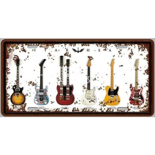 Elvis Presley License plate Metal Sign Vintage Home Decor Plaque Metal Vintage Garage Poster Tin Signs15X30CM