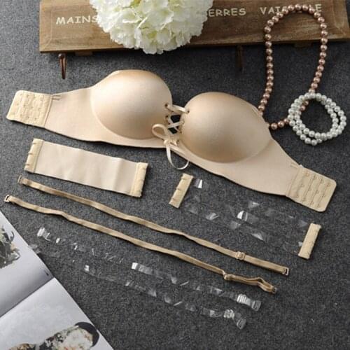 Fashion adjustable Straps Bra Seamless Small breasts Push Up sexy belt pull B bra double cup finger sharp LB bra 32 34 36 38 A B
