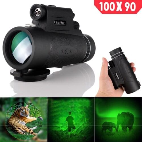 Powerful Monocular Long Range 8000m Telescope for Smartphone 100X90 Military Spyglass Zoom High Quality HD Hunting Optics Scope