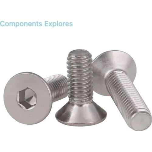 Stainless Flat Head Bolts M8