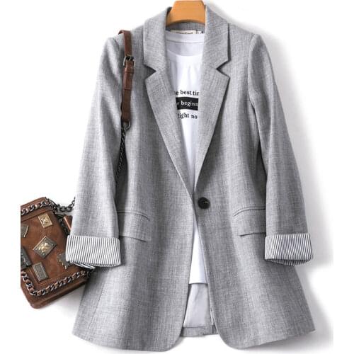 2020 Spring New Women Clothing Large Size S-4XL Womens Suit Jacket Loose Casual Women Blazer Fashion Wild Coat Female