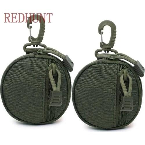 Outdoor EDC Pack Tactical Mini Key Wallet Holder Military Army Camo Coin Pocket Keychain Zipper Earphone Pouches