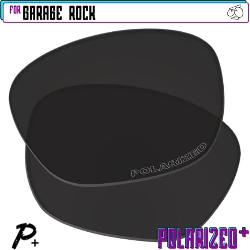 EZReplace Polarized Replacement Lenses for - Oakley Garage Rock Sunglasses - Black P Plus
