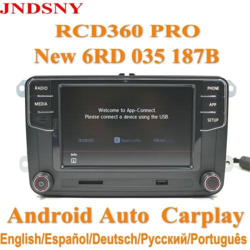 RCD360 PRO Android Auto CarPlay NEW RCD330 RCD340 6RD035187B MIB Radio For VW Golf 5 6 Jetta MK5 MK6 CC Tiguan Passat B6 B7 Polo