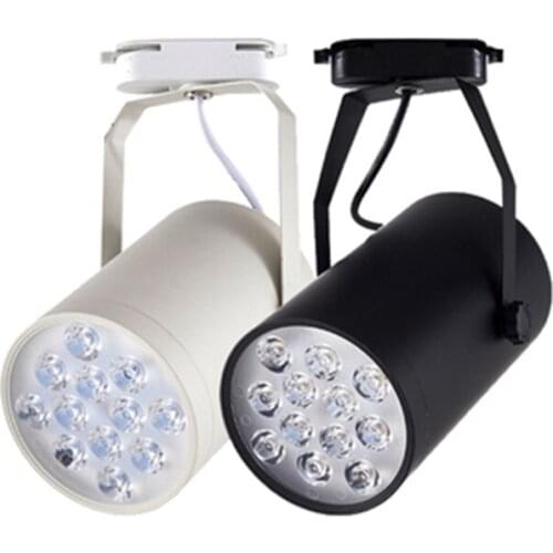 7W 12W 15W 18W LED track lights, adjustable track lights, used in shopping malls, exhibitions, office lighting