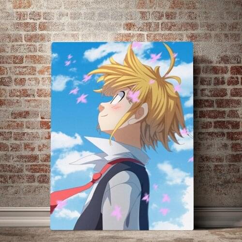 Home Decoration Canvas Seven Deadly Sins Anime Painting Japan Sky Wall Art Poster Modular Picture Frame For Bedside Background
