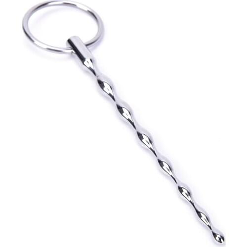 Urethral sound toys,smooth stainless steel catheter,urethral plug,male sounding dilator,penis plug 130cm