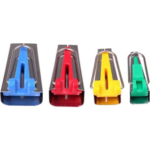 1/4pcs Fabric Bias Tape Machine Sewing Quilting Hemming Binding Tools Sewing Bias Tape Maker DIY Patchwork Quilting Tool