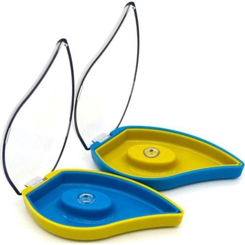 1PC Yellow Blue Makeup Cute Mango Shape False Eyelash Holder Makeup Organizer Pincel Maquiagem