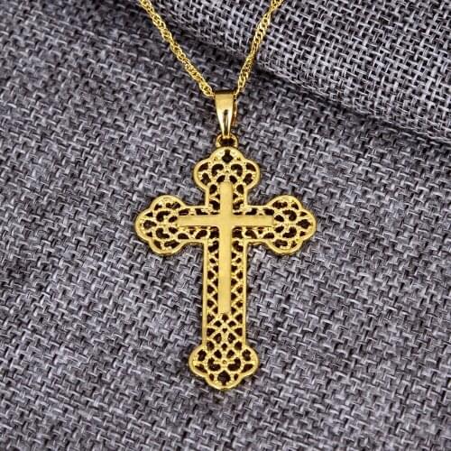 Bangrui New God Saint Jesus Christ Pendant Chain Jewelry Gift gold color Catholic Jesus Pendant Necklace