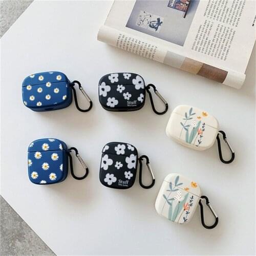 For AirPods Pro Case Cute Daisy Flower Pattern Soft Silicone Cases For Apple Airpod Air Pods 1 2 3 Earphone Accessories Cover