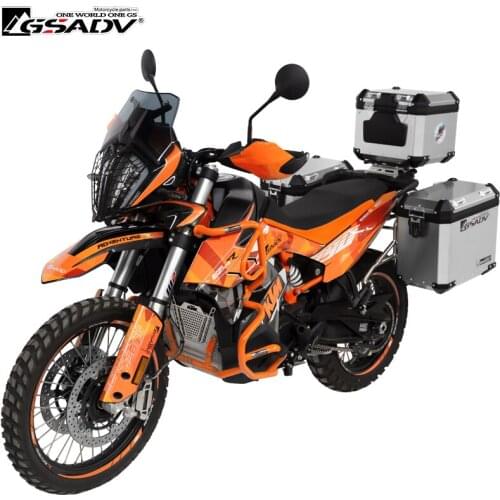 For KTM 790 790ADV 790R 790Rally Side Box Motorcycle Case Aluminum Top Box Luggage Waterproof
