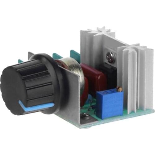 Electronic Imported Thyristor AC 220V 2000W High Power Dimmer Regulator Speed Control Temperature Regulation Voltage Regulators