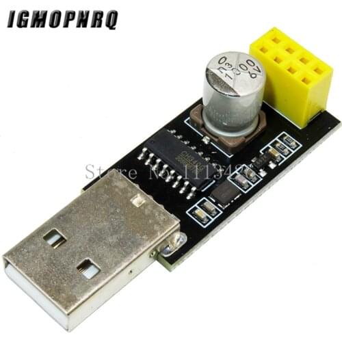 ESP01 Programmer Adapter UART GPIO0 ESP-01 Adaptaterr ESP8266 USB to ESP8266 Serial Wireless Wifi Developent Board Module
