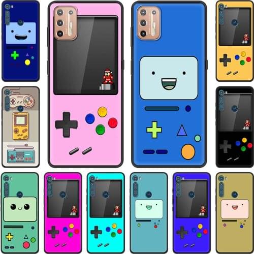 Classic Game Console Phone Case For Motorola Moto G9 Plus Play One Fusion G8 Power Lite Hyper Edge E6s G Stylus Black Cover