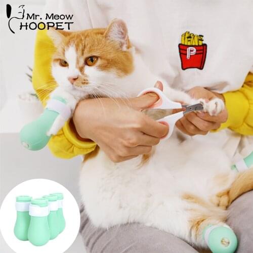 Hoopet Pet Cat Claw Cut Shoes Claw Care Cleaning Supply For Cat Pet Dog Groom Product