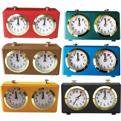 Mechanical Analog Chess Clock Mechanical Chess Clocks Garde Chess Clock Count Up Down C66 Chess Games Dropshiping/Fast delivery