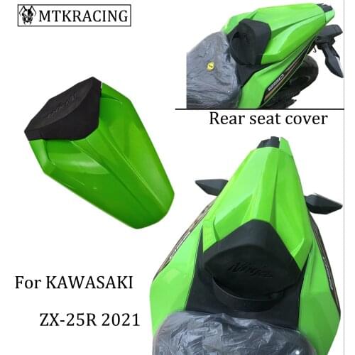 MTKRACING FOR KAWASAKI ZX25R ZX-25R ZX 25R ZX25 R ZX-25 R 2021 Motorcycle accessories cb650r rear seat cover with rubber pad