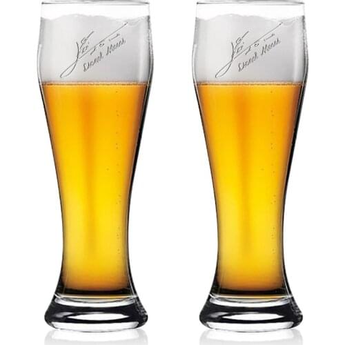 Personalized 2'li Messi Autographed Messi Beer Cup