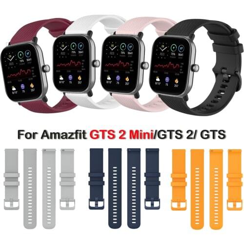 Silicone Watch Strap For Huami Amazfit Gts 2 Mini Strap Smart Watch Band Sport Bracelet For Xiaomi Amazfit GTS2 Mini Strap